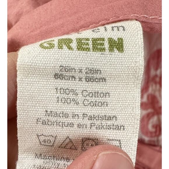 West Elm Set of 2 Pillow Covers Shams Size 26x24 Pink - Picture 5 of 7